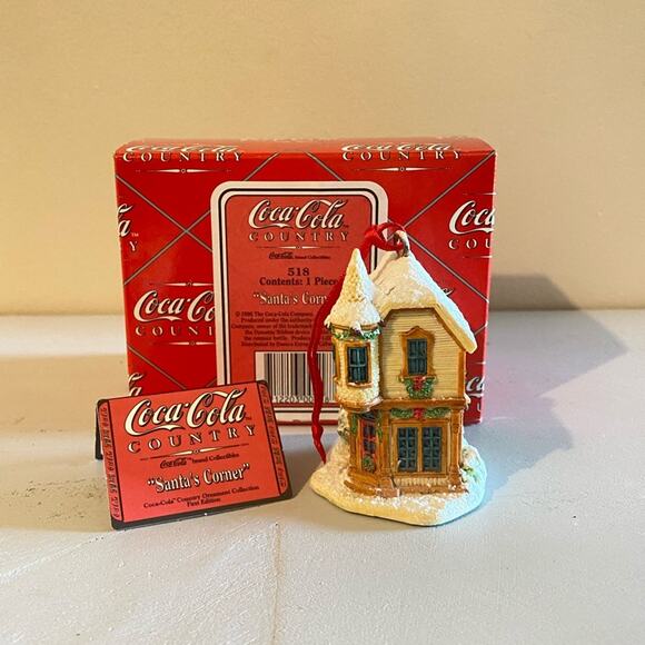 Vintage Coca~Cola “Santa’s Corner” Ornament - Picture 4 of 6